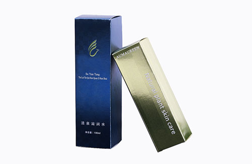 Shinny skin care paper box